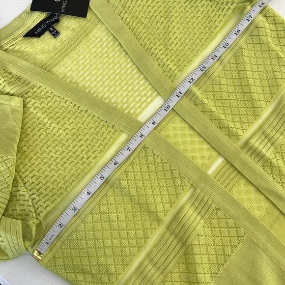 Ming Wang Sz S Duster Cardigan Patterned Knit NWT - Picture 5 of 10